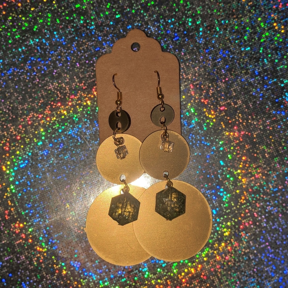 Unbreakable© GJB Series Gold/Jeweled Earrings
